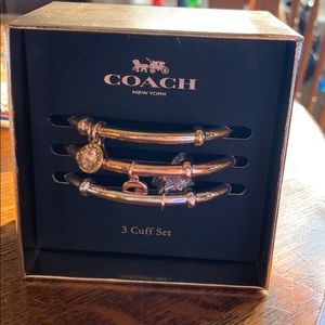 Coach Signature Bangle Set